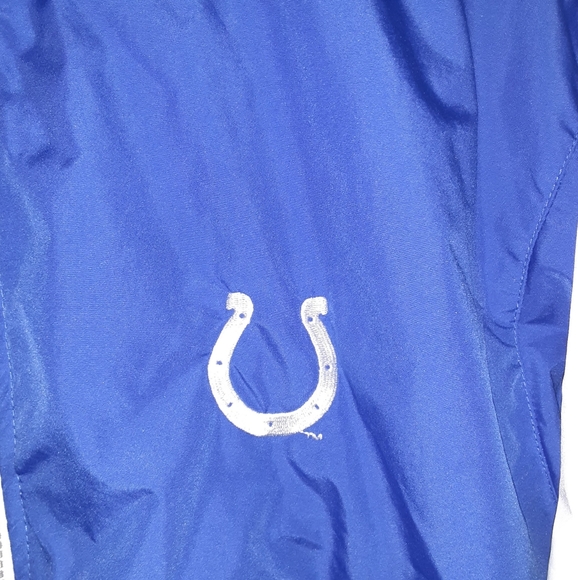 Holloway Indianapolis Colts Lined Windbreaker Zip-Up Jacket Large - Picture 4 of 5